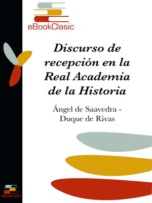 cover image of Discurso de recepción en la Real Academia de la Historia (Anotado)